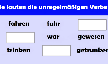 Nepravilni glagoli u njemačkom jeziku